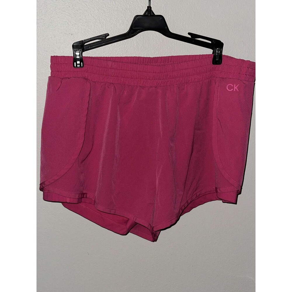 Calvin Klein Performance Pink Running Shorts – Size XL - Picture 2 of 4